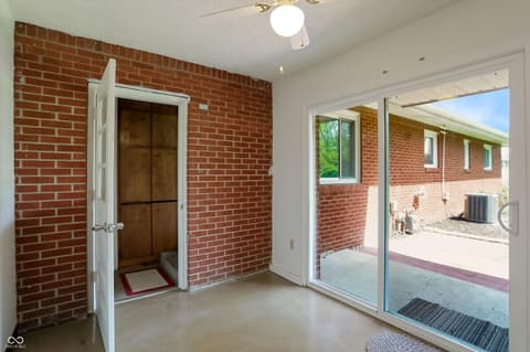 Outdoor living area at 8431 Lawrence Avenue, Indianapolis, IN
