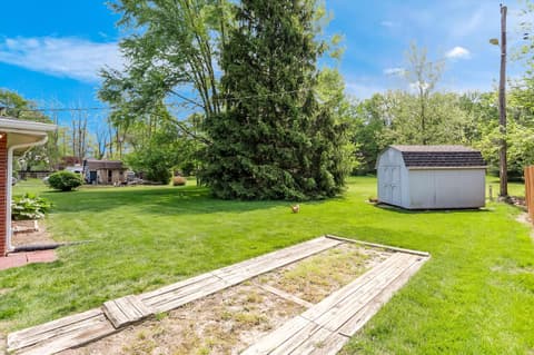 Yard at 8431 Lawrence Avenue, Indianapolis, IN