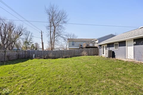 Yard at 5703 Yucatan Drive, Indianapolis, IN