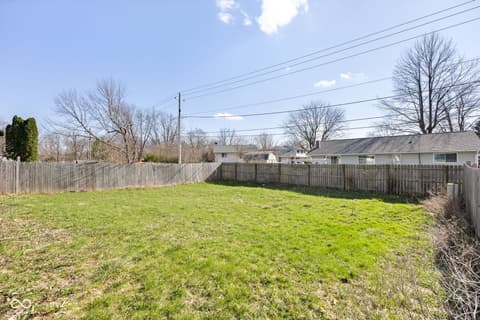 Yard at 5703 Yucatan Drive, Indianapolis, IN