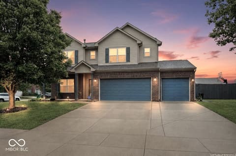 Front exterior at 1619 Beacon Pointe Boulevard, Brownsburg, IN