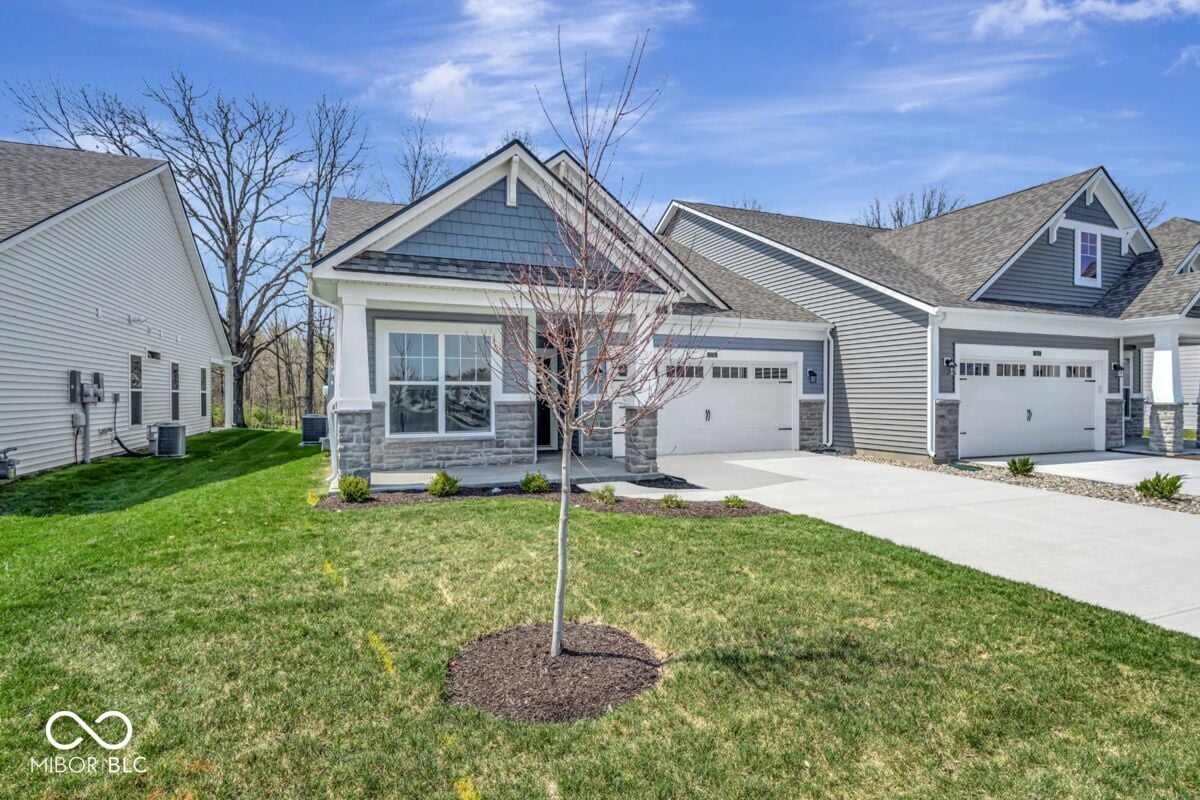 Front exterior at 5504 Aspen Wood Lane, Indianapolis, IN