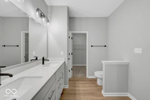 Bathroom at 5504 Aspen Wood Lane, Indianapolis, IN