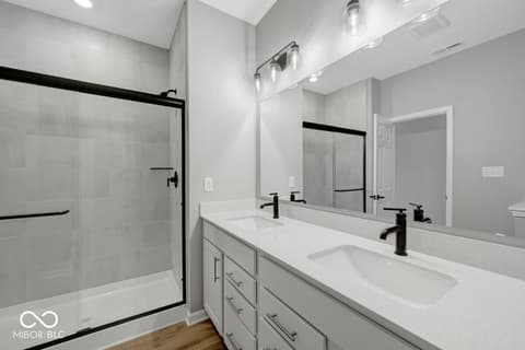 Bathroom at 5504 Aspen Wood Lane, Indianapolis, IN