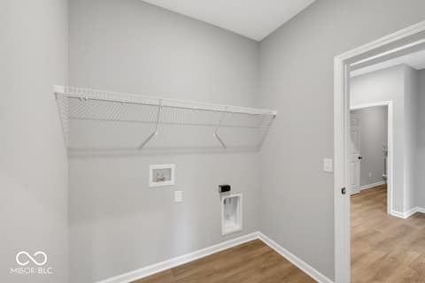 Laundry room at 5504 Aspen Wood Lane, Indianapolis, IN