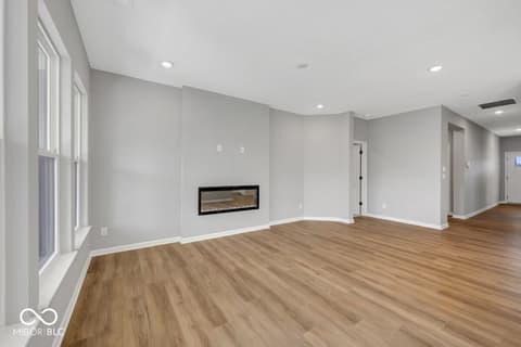 Family room at 5504 Aspen Wood Lane, Indianapolis, IN