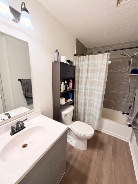 Bathroom at 8748 Hosta Way, Camby, IN