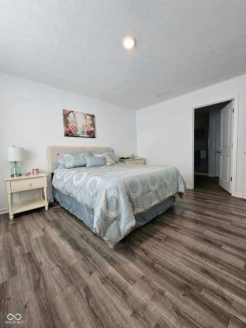 Primary bedroom at 1229 Fleming Drive, Greenfield, IN