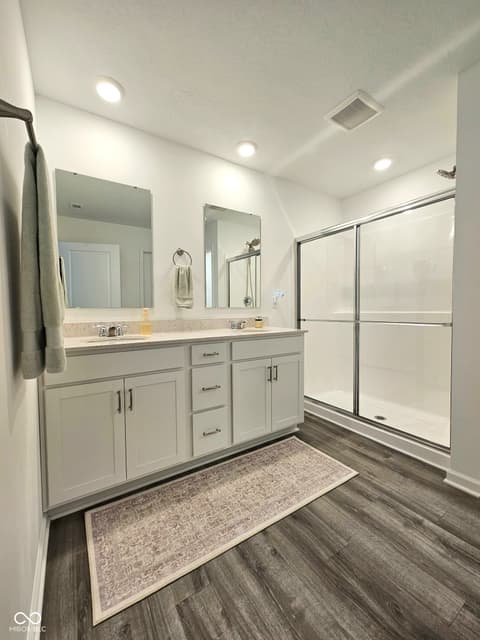 Bathroom at 1229 Fleming Drive, Greenfield, IN