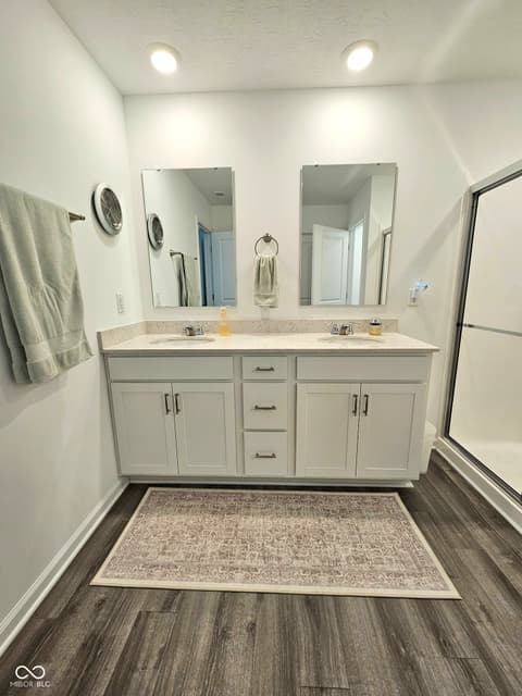 Bathroom at 1229 Fleming Drive, Greenfield, IN