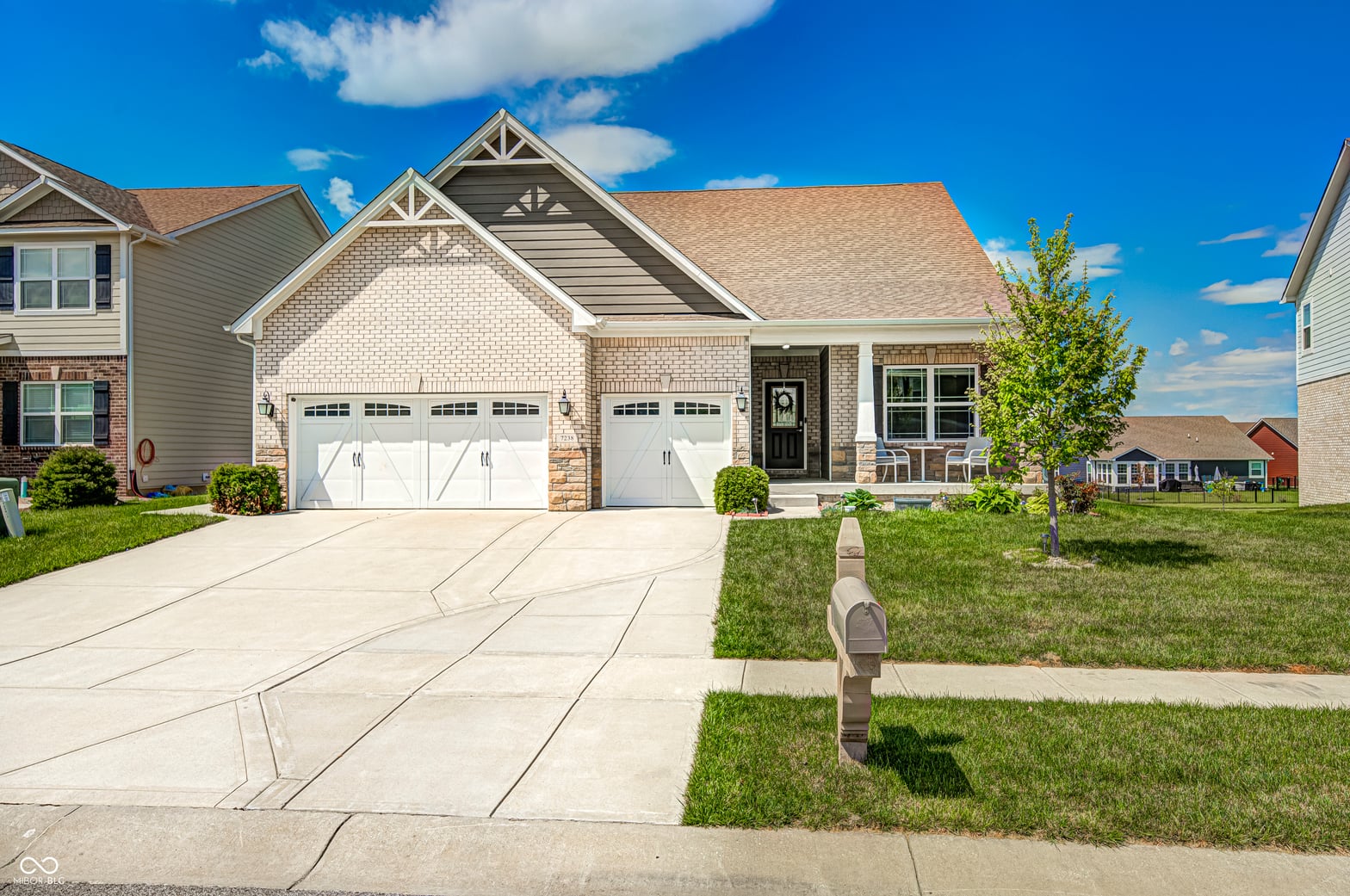 Front exterior at 7238 Silverwood Court, Indianapolis, IN