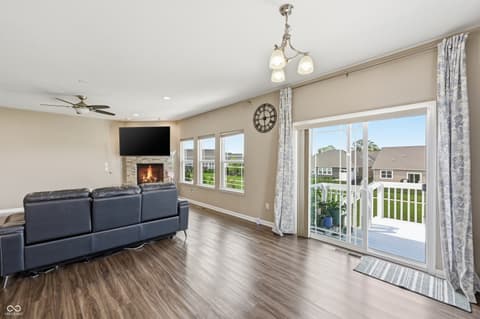 Dining room at 7238 Silverwood Court, Indianapolis, IN
