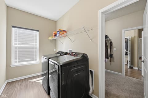 Laundry room at 7238 Silverwood Court, Indianapolis, IN