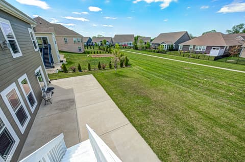 Outdoor living area at 7238 Silverwood Court, Indianapolis, IN