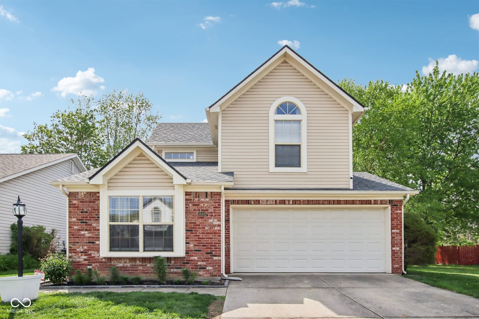 Front exterior at 5646 Fox Glove Lane, Indianapolis, IN