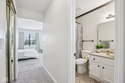 Bathroom at 5646 Fox Glove Lane, Indianapolis, IN