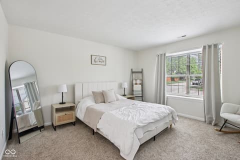 Bedroom at 5646 Fox Glove Lane, Indianapolis, IN