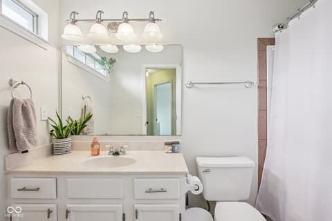 Bathroom at 5646 Fox Glove Lane, Indianapolis, IN