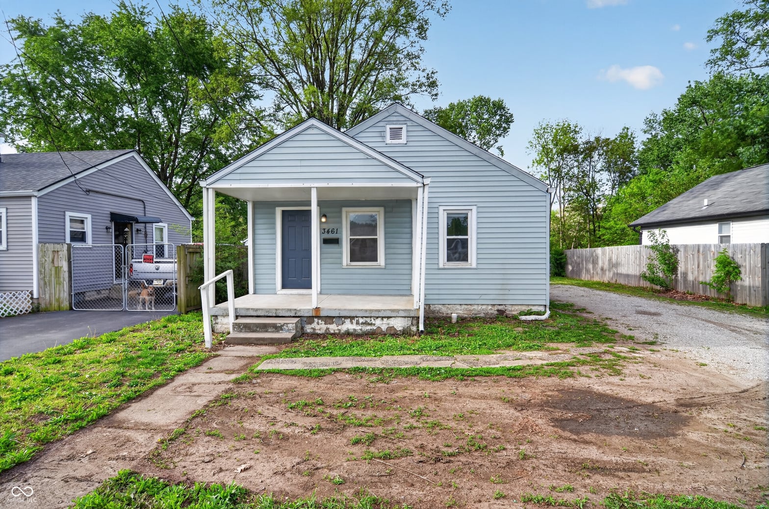 Front exterior at 3461 W 10th Street, Indianapolis, IN