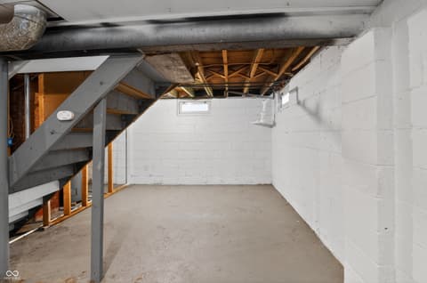 Basement at 3461 W 10th Street, Indianapolis, IN