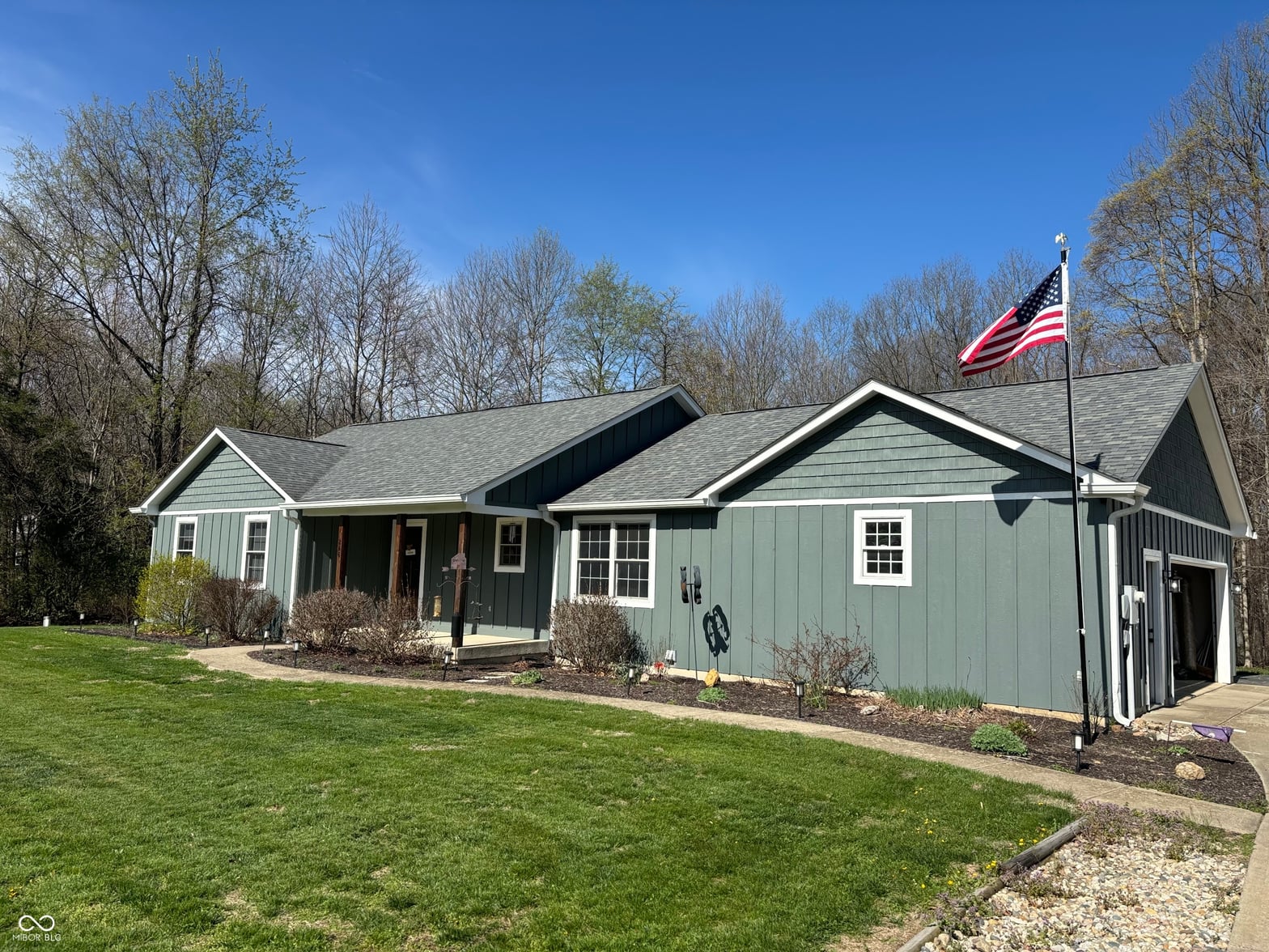 Front exterior at 246 Victory Hill, Coatesville, IN