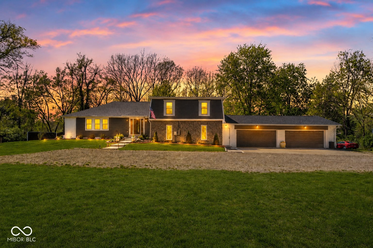 Front exterior at 5726 Cooper Road, Indianapolis, IN