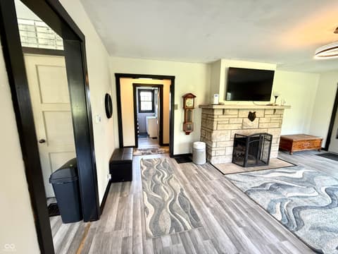 Living room at 539 E Washington Street, Morgantown, IN