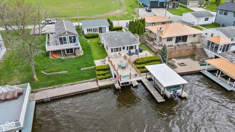 Aerial view at 5347 E Blue Bell Court, Monticello, IN