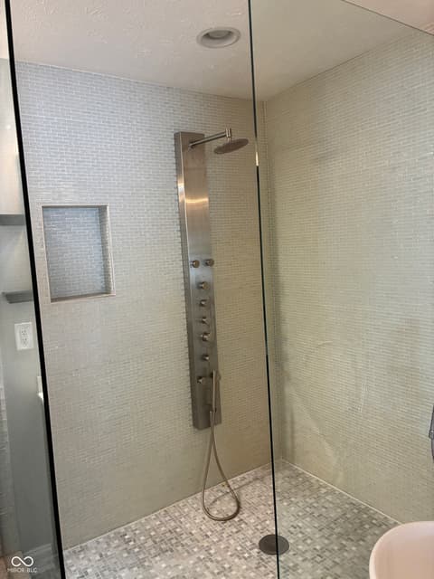 Primary bathroom at 8631 Bay Colony Drive, Indianapolis, IN