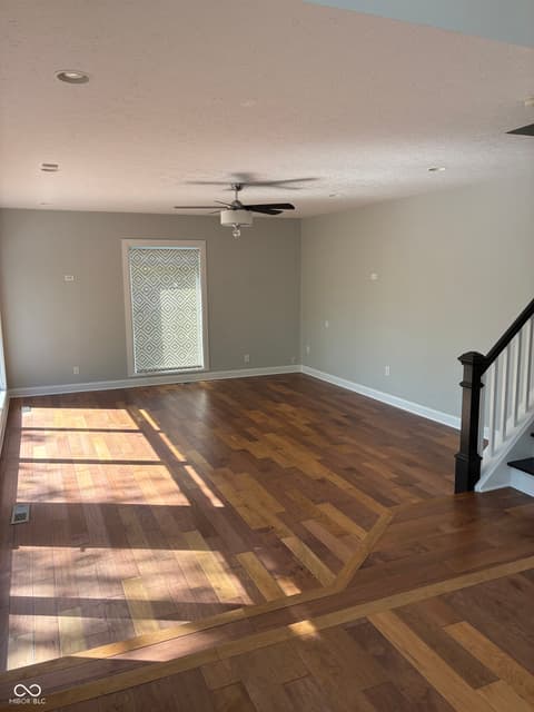 Living room at 8631 Bay Colony Drive, Indianapolis, IN