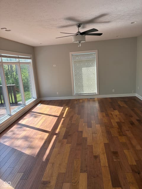 Living room at 8631 Bay Colony Drive, Indianapolis, IN