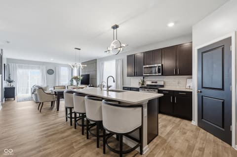 Kitchen at 2203 Gambel Lane, Danville, IN