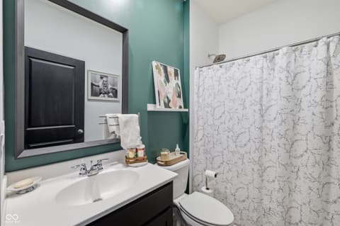 Bathroom at 2203 Gambel Lane, Danville, IN