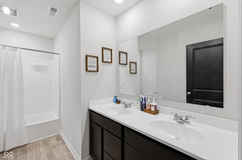Bathroom at 2203 Gambel Lane, Danville, IN