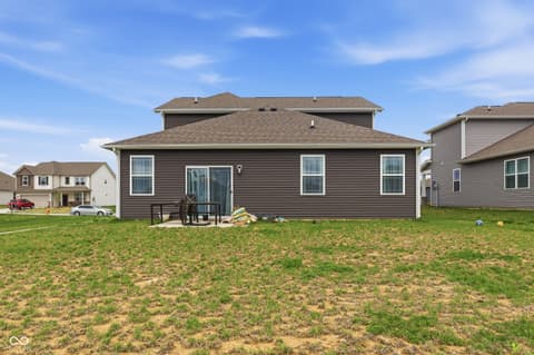 Backyard at 2203 Gambel Lane, Danville, IN