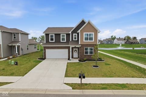 Front exterior at 2203 Gambel Lane, Danville, IN