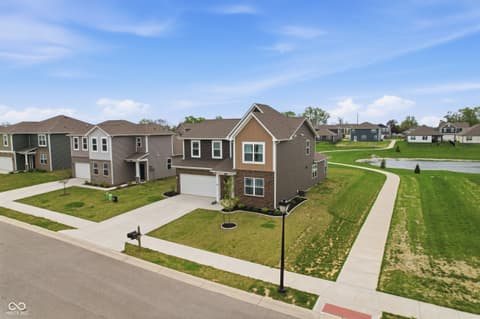 Front exterior at 2203 Gambel Lane, Danville, IN