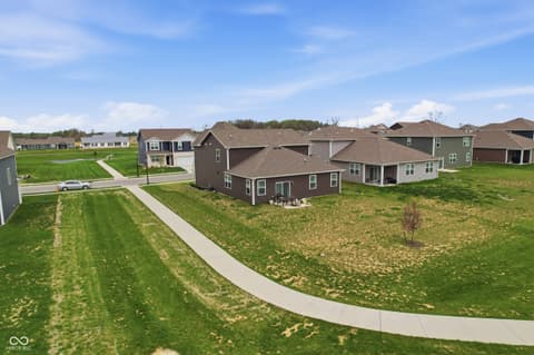 Aerial view at 2203 Gambel Lane, Danville, IN