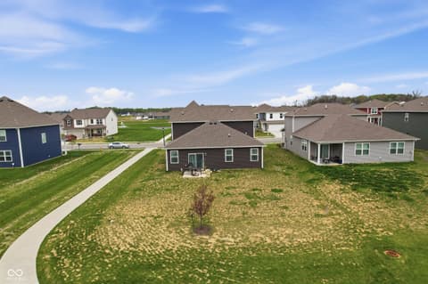 Aerial view at 2203 Gambel Lane, Danville, IN