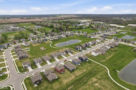 Aerial view at 2203 Gambel Lane, Danville, IN