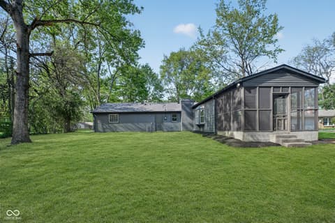 Backyard at 1547 Fairway Drive, Indianapolis, IN