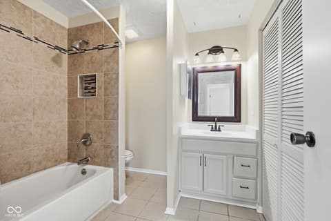 Bathroom at 9884 Royce Drive, Indianapolis, IN