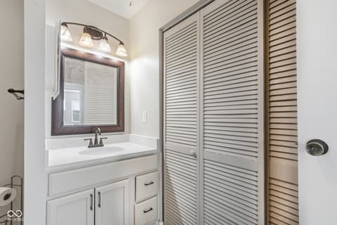 Bathroom at 9884 Royce Drive, Indianapolis, IN