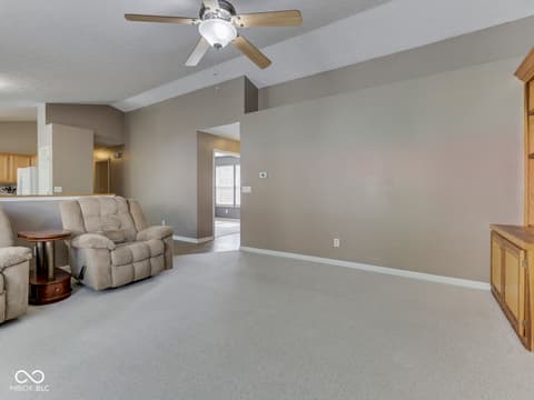 Living room at 7828 Lofton Court, Indianapolis, IN