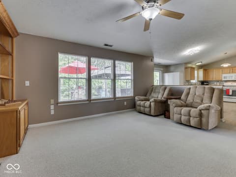 Living room at 7828 Lofton Court, Indianapolis, IN