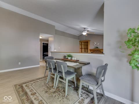 Dining room at 7828 Lofton Court, Indianapolis, IN