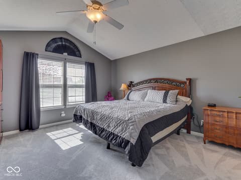 Primary bedroom at 7828 Lofton Court, Indianapolis, IN