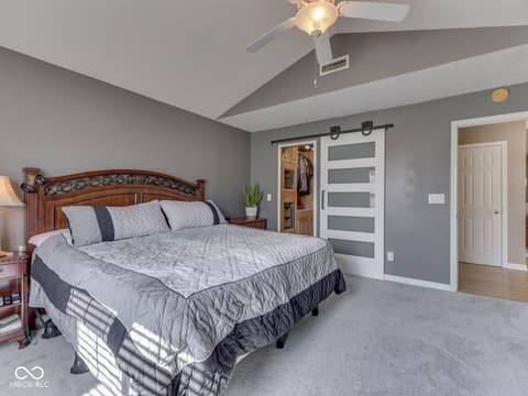 Primary bedroom at 7828 Lofton Court, Indianapolis, IN
