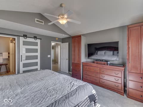 Primary bedroom at 7828 Lofton Court, Indianapolis, IN