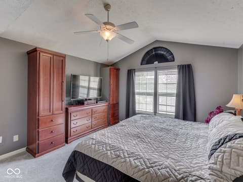 Primary bedroom at 7828 Lofton Court, Indianapolis, IN